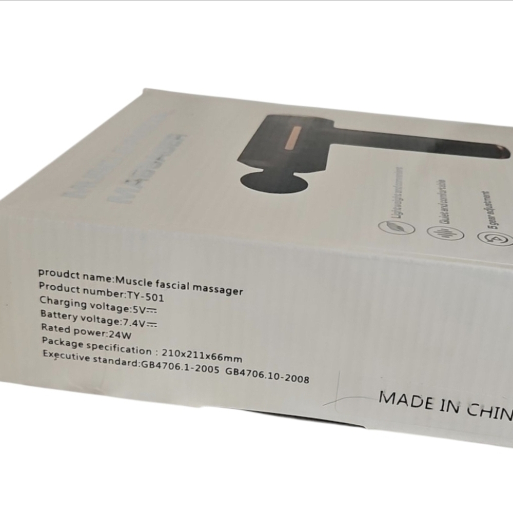 Massage Gun~ Deep Tissue Portable Massage Gun with Attachments~NEW - Picture 9 of 11